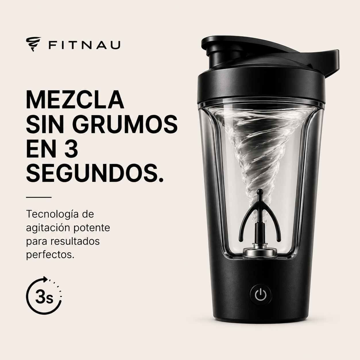 Mezclador Eléctrico Portátil FITNAU